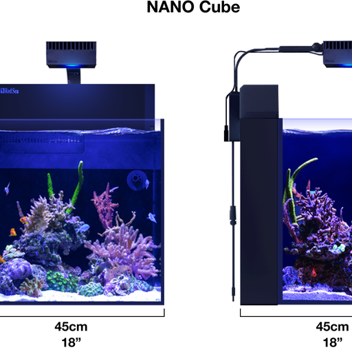 Red Sea Max Nano with ReefLED50 - Black Cabinet