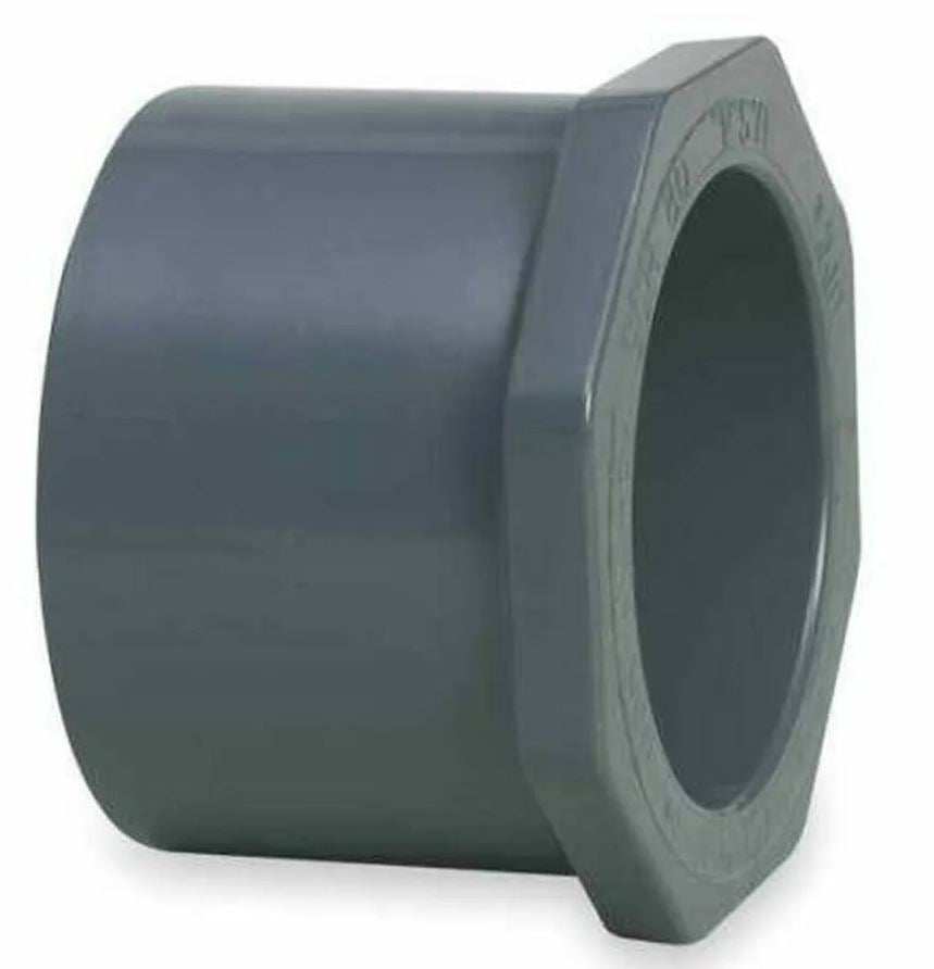 SCH80 PVC Reducer Bushing SPG/Slip 1-1/2" x 1"