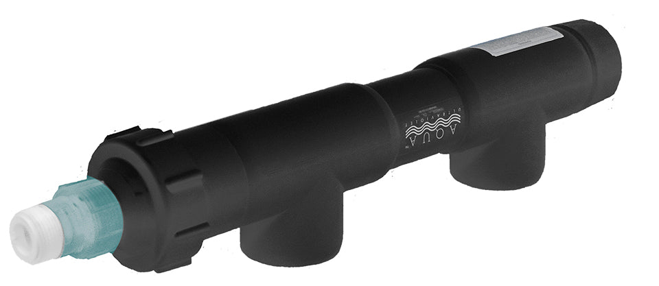 Aqua UV Classic 25 Watt Unit, 3/4" Inlet/Outlet, Black
